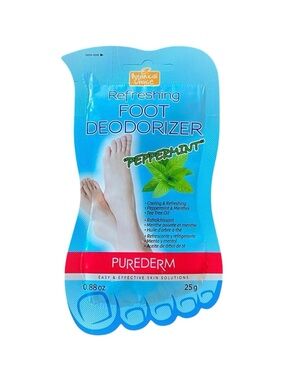 Purederm Peppermint Tea Tree Eucalyptus Oil Menthol Foot Deodorizer Treatment